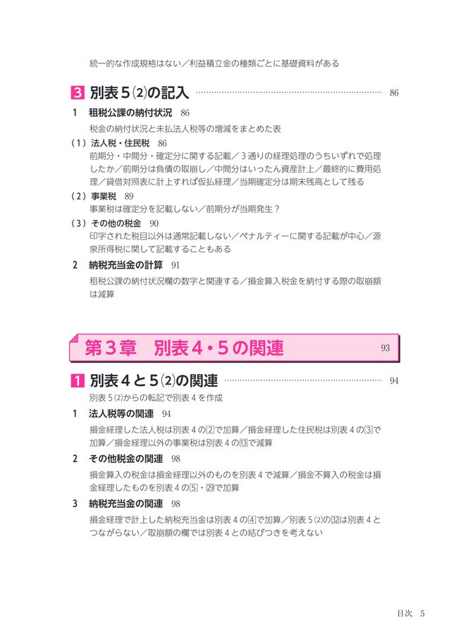 法人税申告書別表4・5ゼミナール